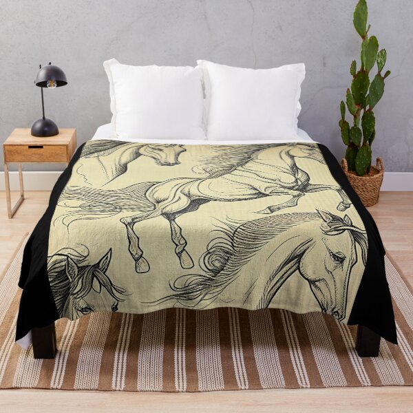 Item preview, Caballos al galope antiguos designed and sold by ShadowAndSlate.