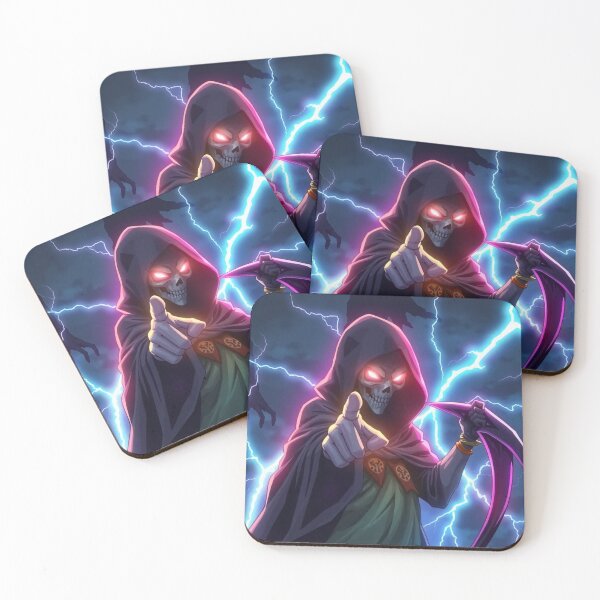 Item preview, Dark & Cool Grim Reaper Design – For Goth, Metal & Halloween Vibes designed and sold by apoknight.