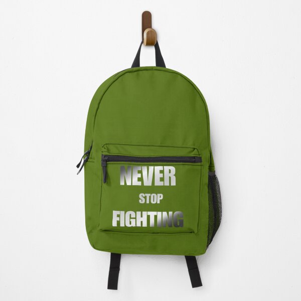 Item preview, Never Stop Fighting – Motivational Quote Tee designed and sold by DPArtWear.