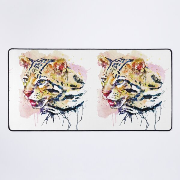 Item preview, Ocelot Splash Portrait designed and sold by caracatita75.