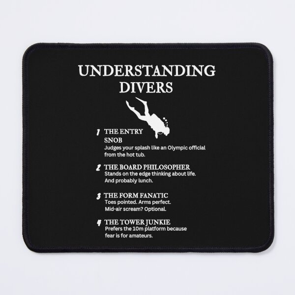 Item preview, Understanding Divers – Funny Dive Life Definitions – Black designed and sold by PsyFlow35.
