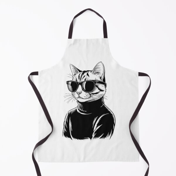 Item preview, Cat in a sweater, A stylish cat with sunglasses wearing a turtleneck sweater designed and sold by AFernandesDSG.
