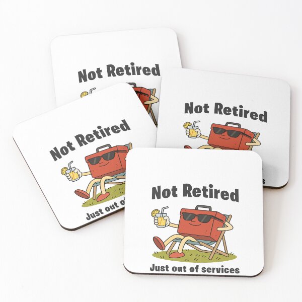 Item preview, Not Retired Just Out of Service – Funny Father's Day Gift designed and sold by IMadeThisat3AM.