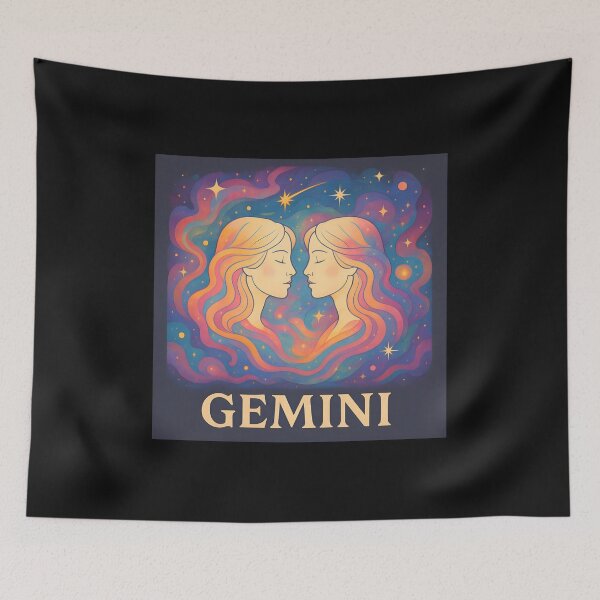 Item preview, Gemini Zodiac Sign T-Shirt designed and sold by sifo2024.