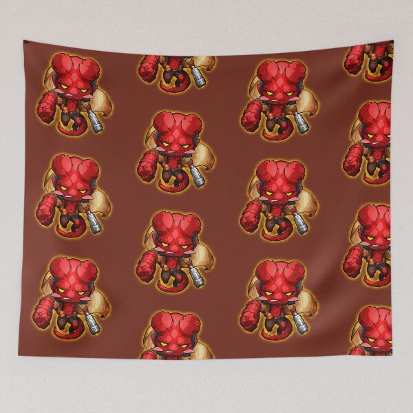 Item preview, Hellboy Chibi – Dark Comic Parody Fanart Illustration designed and sold by Dixium.