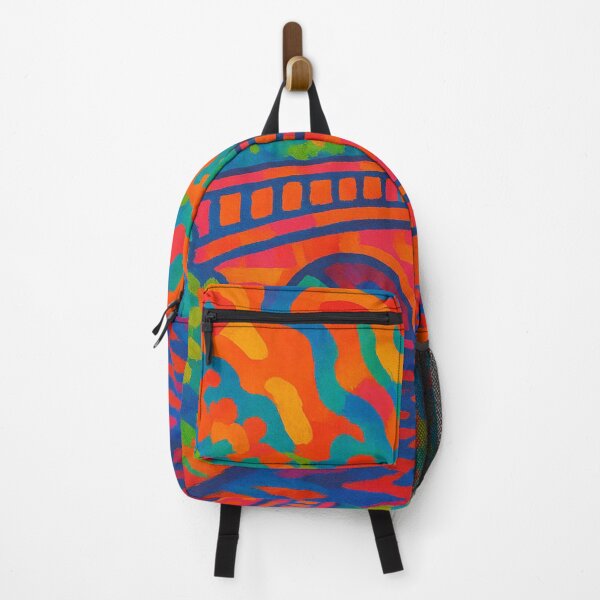 Item preview, Colorful bridge in pop art style designed and sold by Sigtrix.