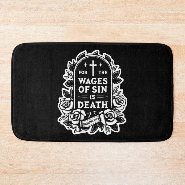 Item preview, Romans 6:23 For The Wages Of Sin Is Death designed and sold by plushism.