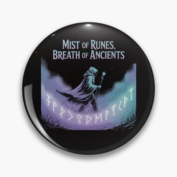 Item preview, Mist of Runes Breath of Ancients – Mystical Runic Wanderer Design designed and sold by Slavicsoul.