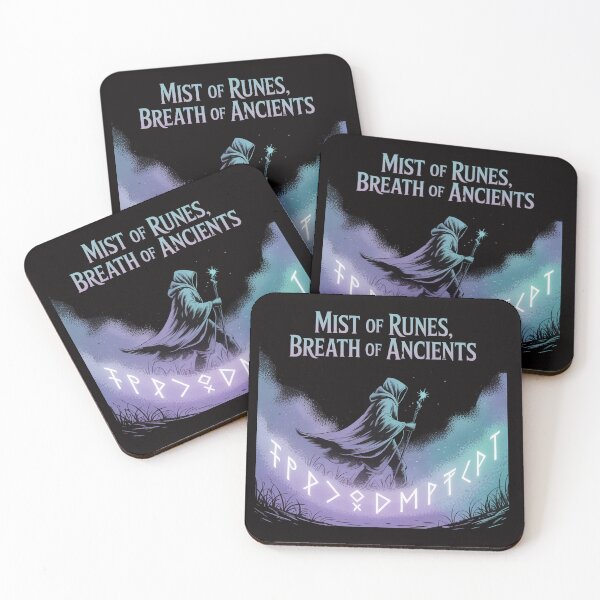 Item preview, Mist of Runes Breath of Ancients – Mystical Runic Wanderer Design designed and sold by Slavicsoul.