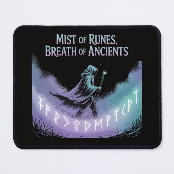 Item preview, Mist of Runes Breath of Ancients – Mystical Runic Wanderer Design designed and sold by Slavicsoul.