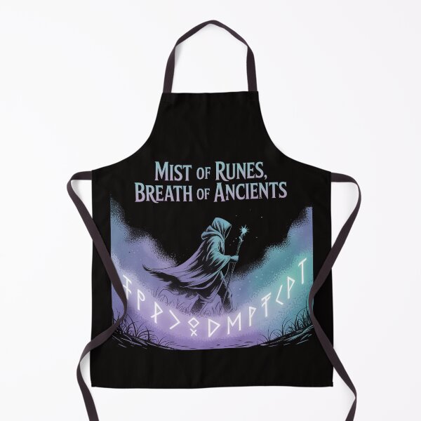 Item preview, Mist of Runes Breath of Ancients – Mystical Runic Wanderer Design designed and sold by Slavicsoul.