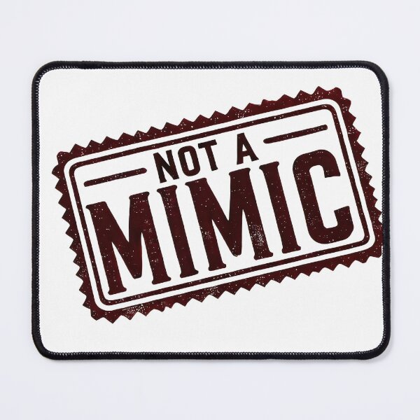 Item preview, Not a Mimic Funny DnD designed and sold by Truck Stop One.