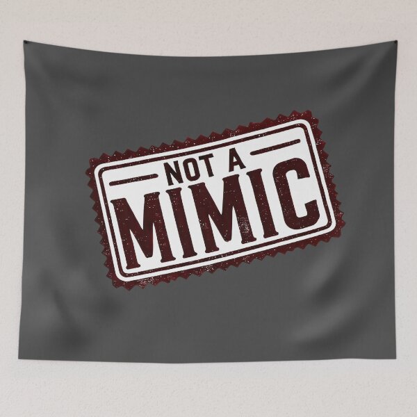 Item preview, Not a Mimic Funny DnD  designed and sold by Truck Stop One.