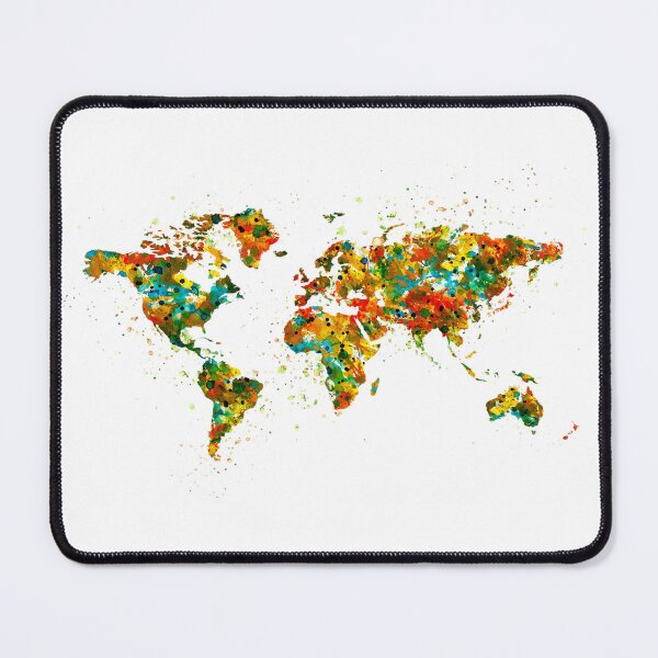Item preview, Colorful World Map designed and sold by caracatita75.
