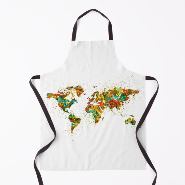 Item preview, Colorful World Map designed and sold by caracatita75.