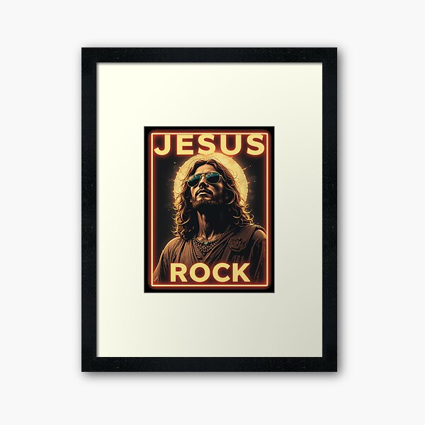 Vista previa del artículo con la obra «Roca de Jesús», diseñado y vendido por DigitalArtTK.