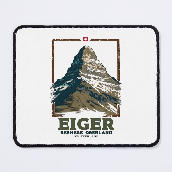 Item preview, A Vintage Travel Illustration of Eiger - Switzerland designed and sold by GoodOldVintage.