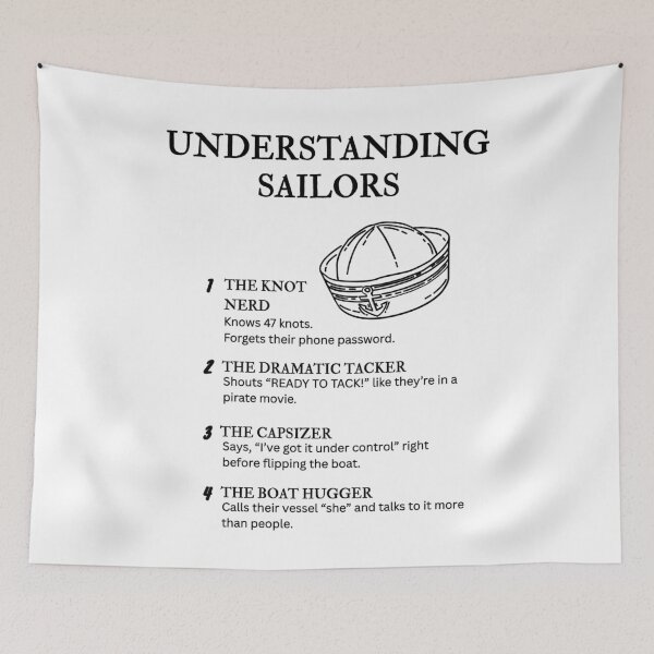 Item preview, Understanding Sailors – Funny Wind-Chasing Life Definitions designed and sold by PsyFlow35.
