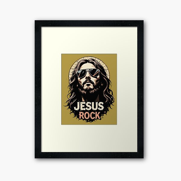 Vista previa del artículo con la obra «Roca de Jesús», diseñado y vendido por DigitalArtTK.