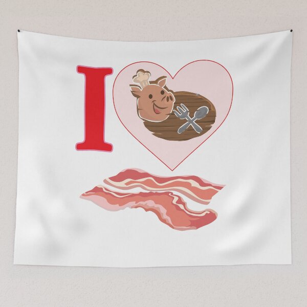 Item preview, I like pig bacon foodie food breakfast animal gift lover birthday mens kids womens designed and sold by Val-Universe.