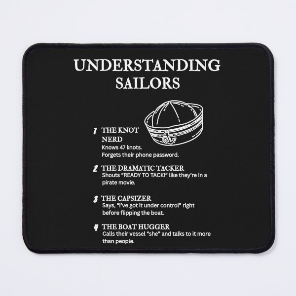 Item preview, Understanding Sailors – Funny Wind-Chasing Life Definitions – Black designed and sold by PsyFlow35.