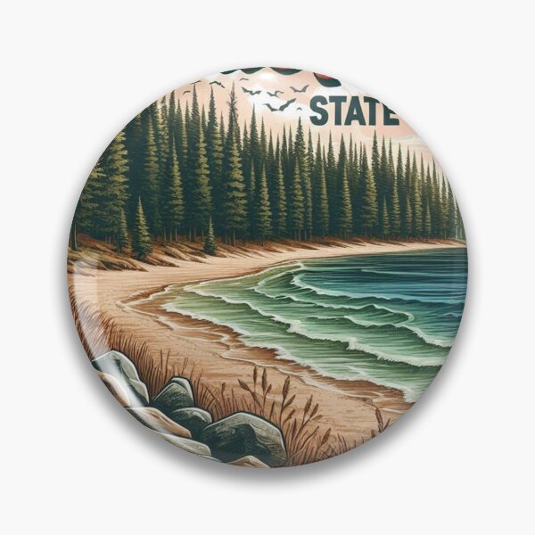 Item preview, Devils Lake State Park United States Watercolor Wi designed and sold by clintang.