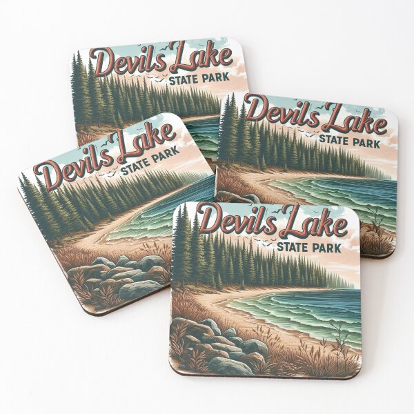 Item preview, Devils Lake State Park United States Watercolor Wi designed and sold by clintang.