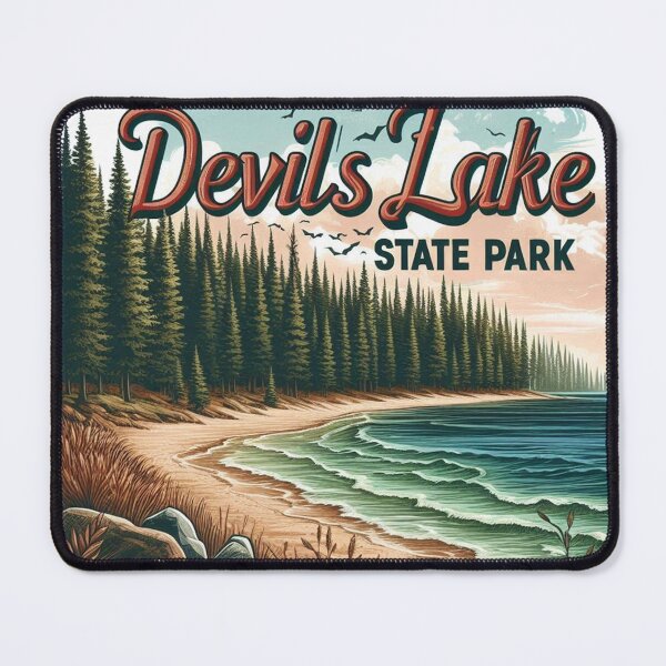 Item preview, Devils Lake State Park United States Watercolor Wi designed and sold by clintang.