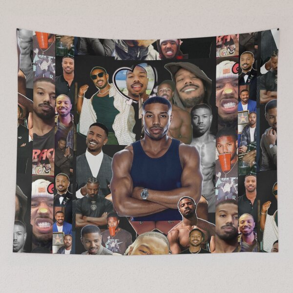 Item preview, Michael B. Jordan photo collage  designed and sold by Littlerosaa.