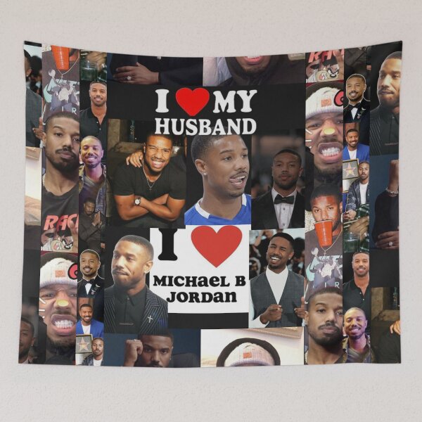 Item preview, Michael B. Jordan photo collage  designed and sold by Littlerosaa.