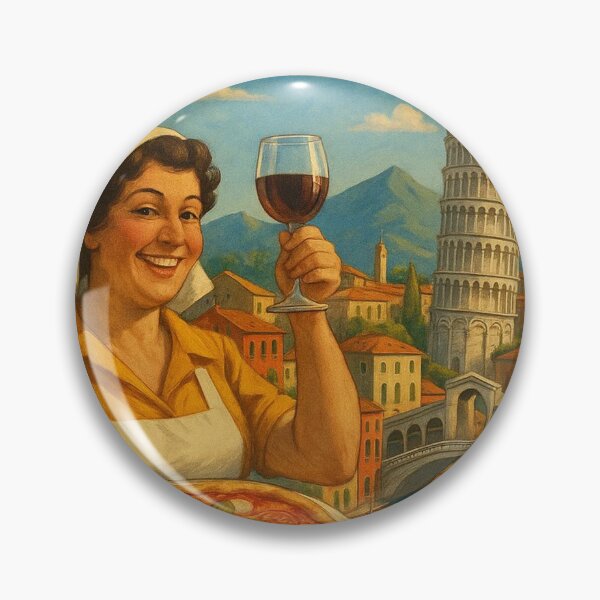 Item preview, Welcome to Italy – Whimsical Travel Art | Part of the “Welcome To” World Collection designed and sold by lapart.