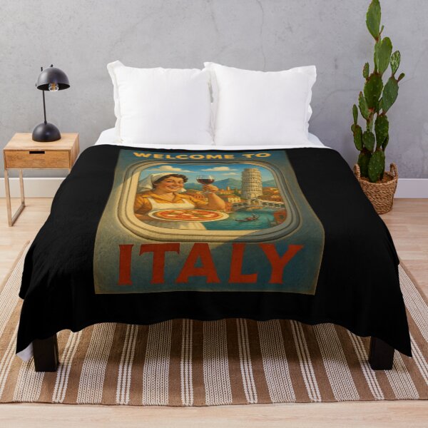 Item preview, Welcome to Italy – Whimsical Travel Art | Part of the “Welcome To” World Collection designed and sold by lapart.