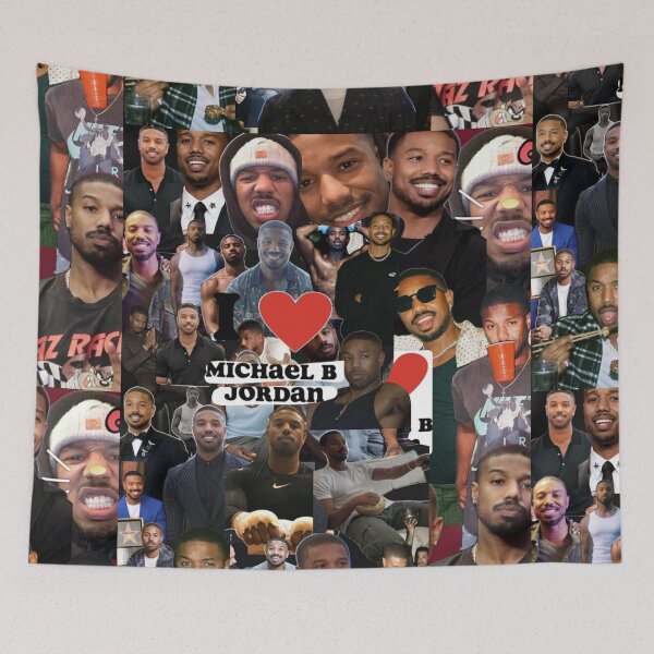 Item preview, Michael B. Jordan photo collage  designed and sold by Littlerosaa.