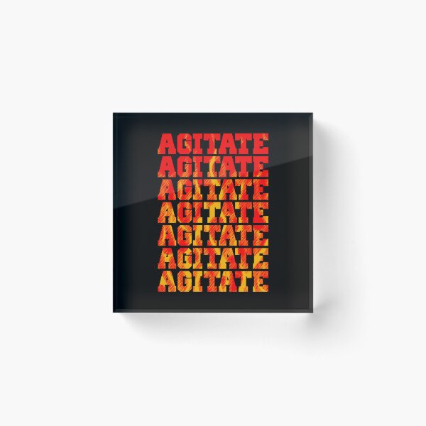 Item preview, Agitate designed and sold by Eat the Rich.