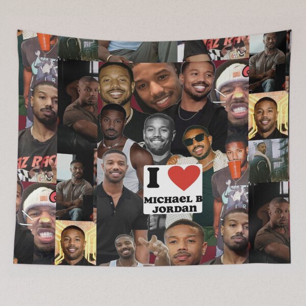 Item preview, Michael B. Jordan photo collage  designed and sold by Littlerosaa.
