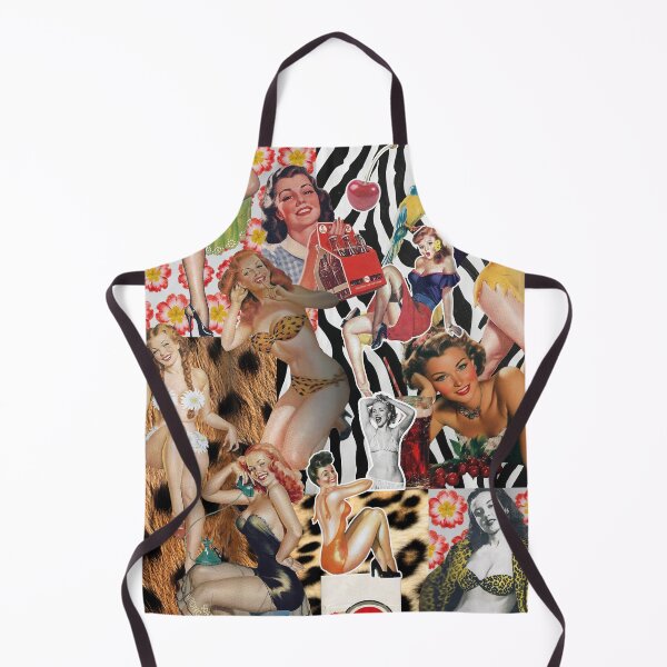 Item preview, Playful Pin-Up Chaos - Vintage Collage designed and sold by kaschadesign.