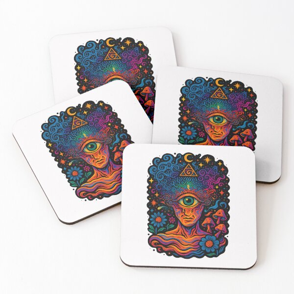 Item preview, Psychedelic Third Eye Energy Burst designed and sold by sifo2024.