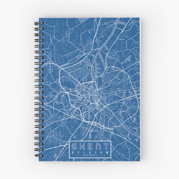 Item preview, Ghent City Map of Belgium - Blueprint designed and sold by deMAP.