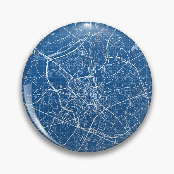 Item preview, Ghent City Map of Belgium - Blueprint designed and sold by deMAP.