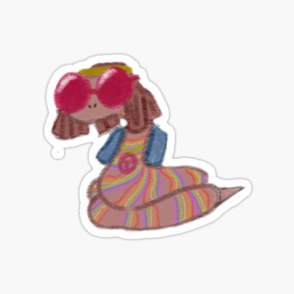 Aperçu de l'œuvre Hippie snel créée et vendue par StickerPrintWizard.