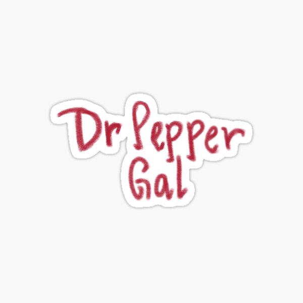 Item preview, Chica Dr Pepper designed and sold by StickerPrintWizard.