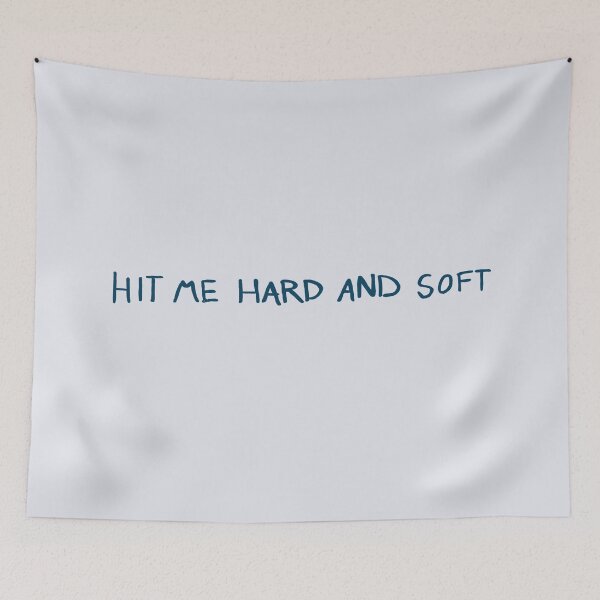 Item preview, Billie's Handwriting 'HIT ME HARD AND SOFT' designed and sold by moonna designs.