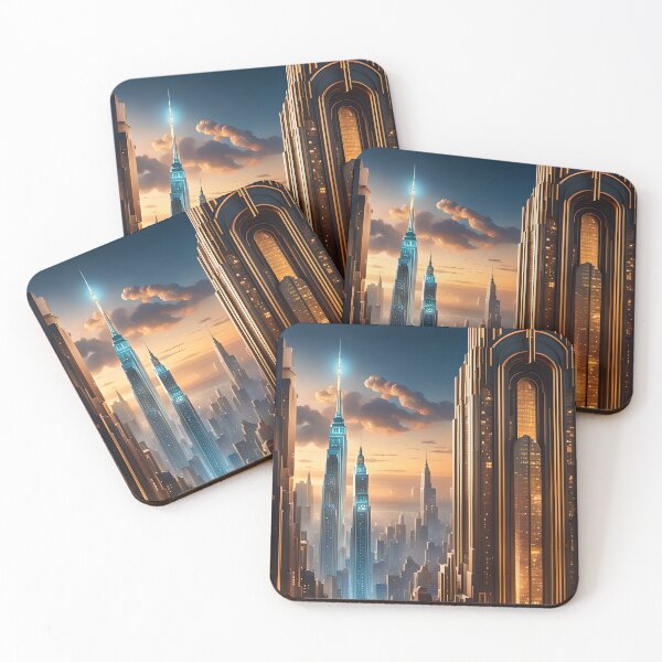 Item preview, Deco city lights designed and sold by Sprience: Realms Unbound.