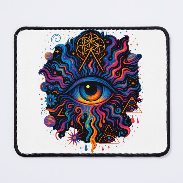 Item preview, Cosmic Vision – Psychedelic Third Eye Energy Burst 1 designed and sold by sifo2024.