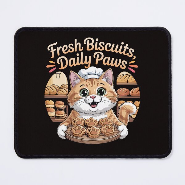 Item preview, Fresh Biscuits Daily Paws – Kitty Biscuits Bakery designed and sold by Slavicsoul.