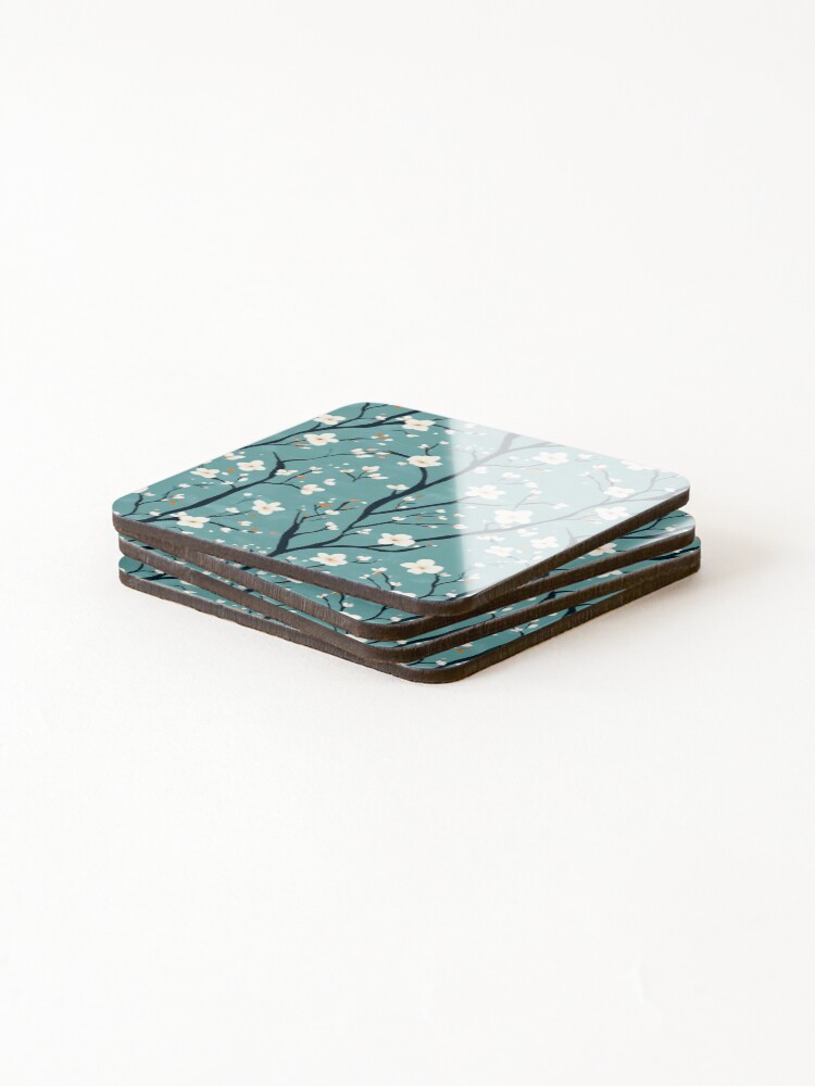 Thumbnail 4 of 5, Coasters (Set of 4), Spring Pattern - Beautiful Spring Floral designed and sold by bapupa.