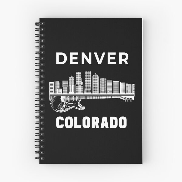 Artikelvorschau, Denver Skyline Musik Colorado Souvenir Denver entworfen und verkauft von DSWShirts.
