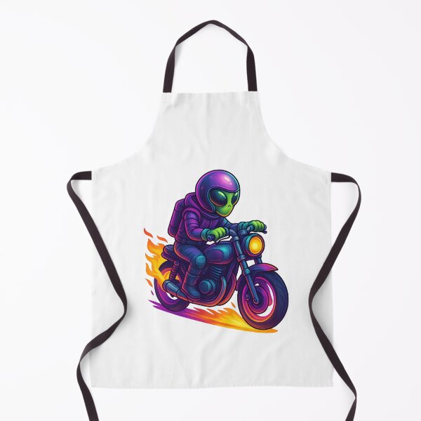 Item preview, Alien Rider on a Motorcycle designed and sold by WolfPixelRo.