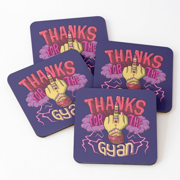 Item preview, Thanks for the Gyan – Funny Desi Typography designed and sold by StayAnokh.