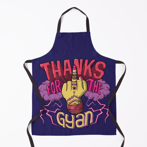 Item preview, Thanks for the Gyan – Funny Desi Typography designed and sold by StayAnokh.